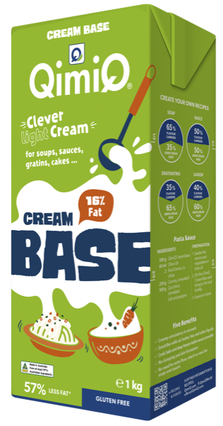 QimiQ Cream Base - 16% fat, for soups, sauces, gratins, cakes